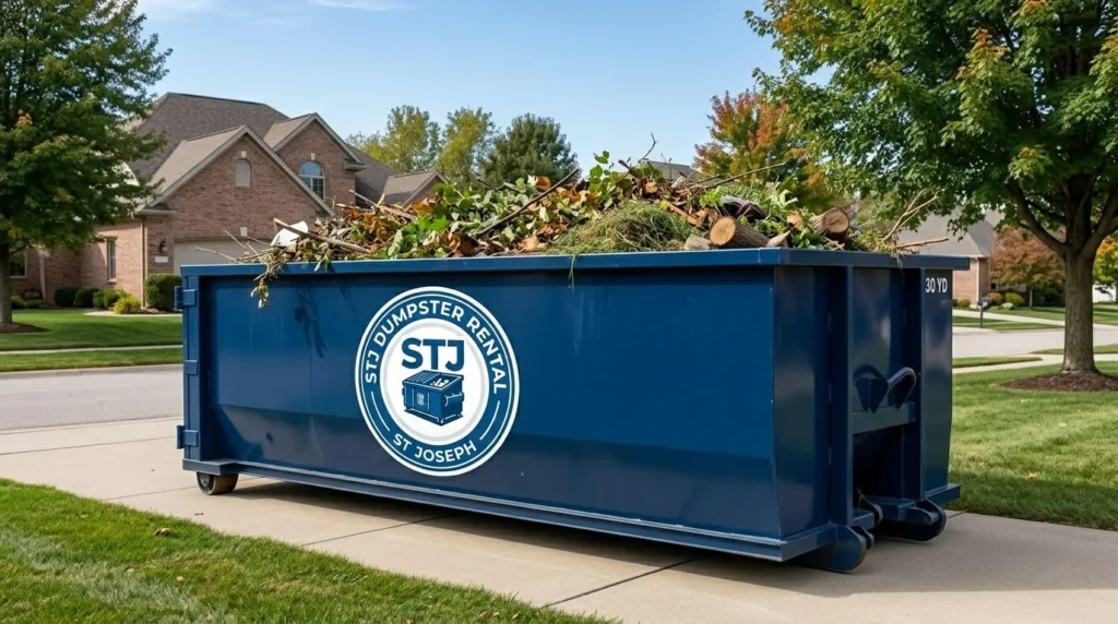 Yard Waste Dumpster Rental St Joseph-img
